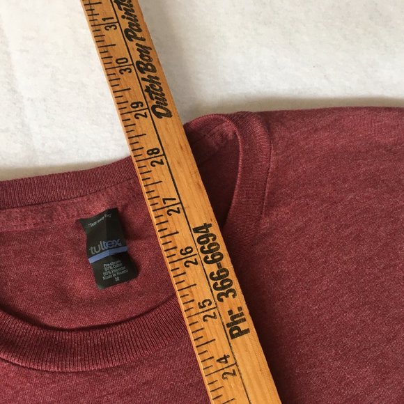 #78 Tultex The Firehouse Run 2018 Short Sleeve Maroon Men's T-shirt Size Medium - Picture 5 of 8